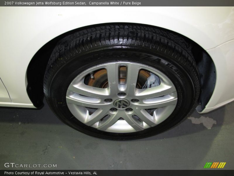 Campanella White / Pure Beige 2007 Volkswagen Jetta Wolfsburg Edition Sedan