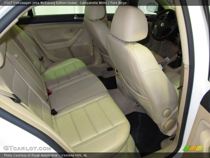 Campanella White / Pure Beige 2007 Volkswagen Jetta Wolfsburg Edition Sedan