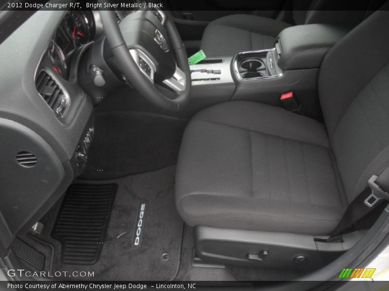 Bright Silver Metallic / Black 2012 Dodge Charger R/T
