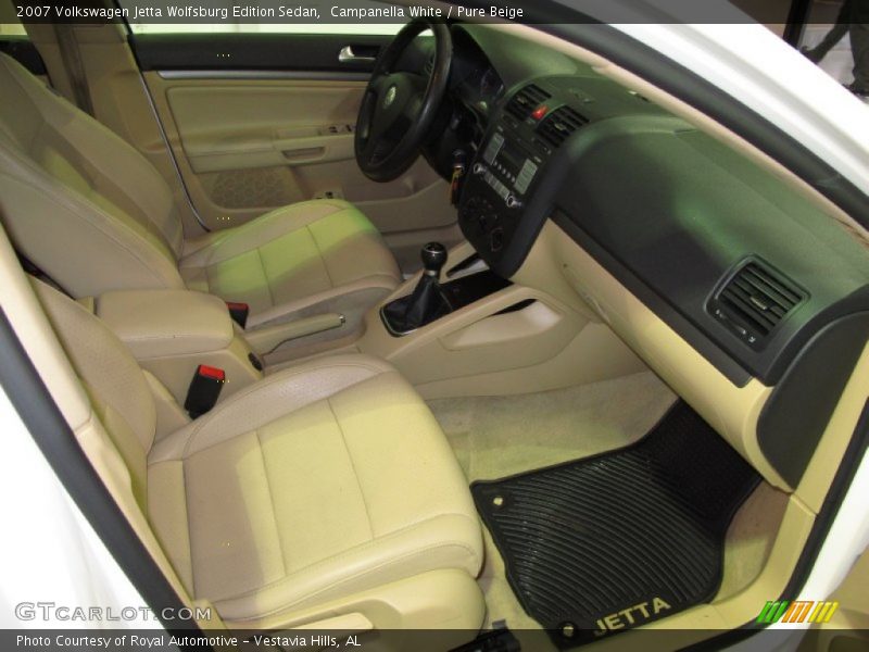 Campanella White / Pure Beige 2007 Volkswagen Jetta Wolfsburg Edition Sedan