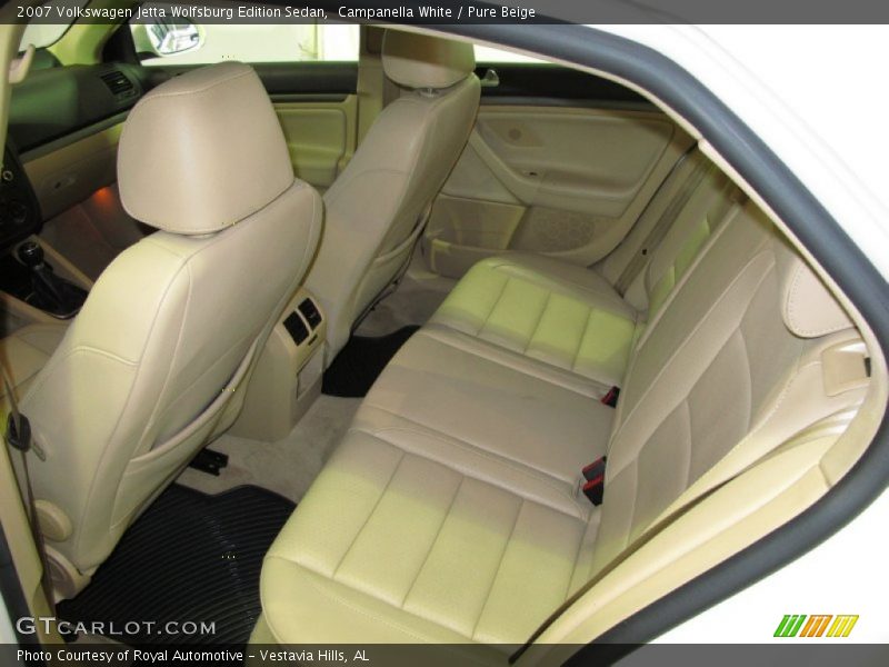 Campanella White / Pure Beige 2007 Volkswagen Jetta Wolfsburg Edition Sedan