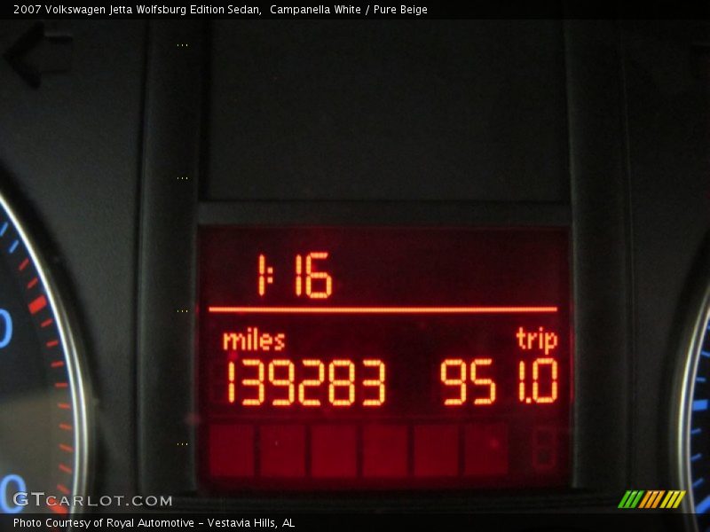 Campanella White / Pure Beige 2007 Volkswagen Jetta Wolfsburg Edition Sedan