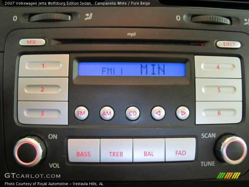 Campanella White / Pure Beige 2007 Volkswagen Jetta Wolfsburg Edition Sedan