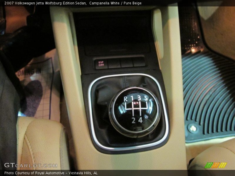 Campanella White / Pure Beige 2007 Volkswagen Jetta Wolfsburg Edition Sedan