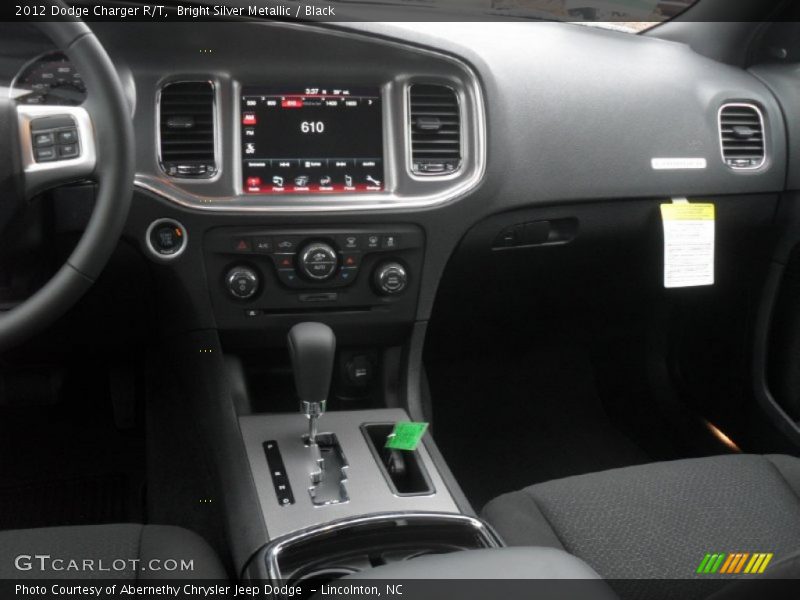 Bright Silver Metallic / Black 2012 Dodge Charger R/T