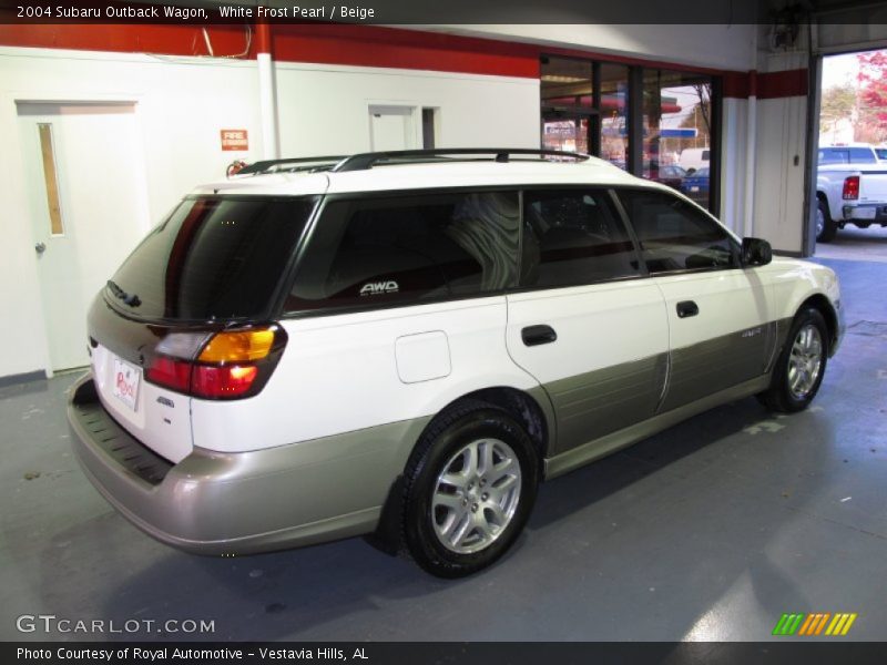 White Frost Pearl / Beige 2004 Subaru Outback Wagon
