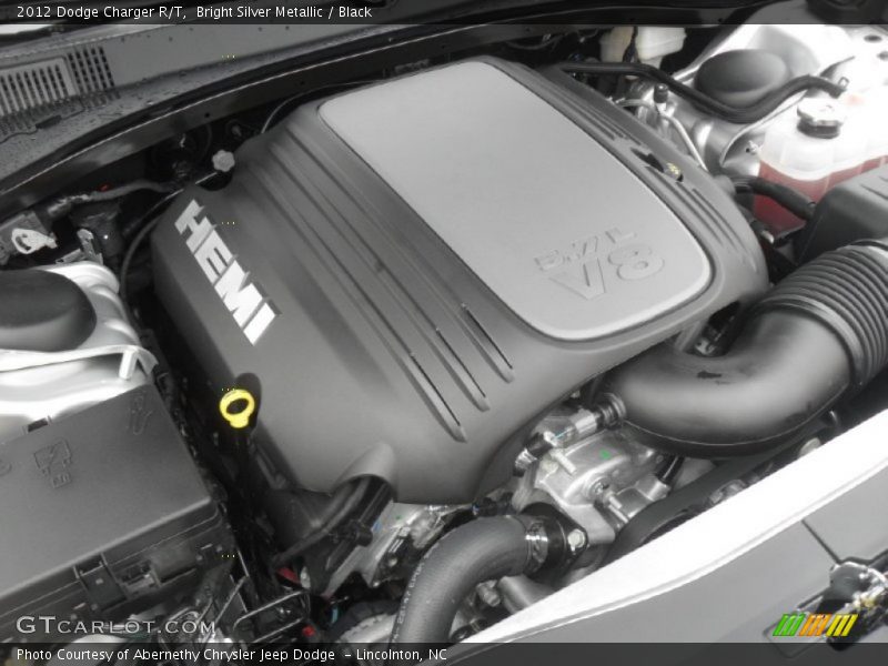 Bright Silver Metallic / Black 2012 Dodge Charger R/T