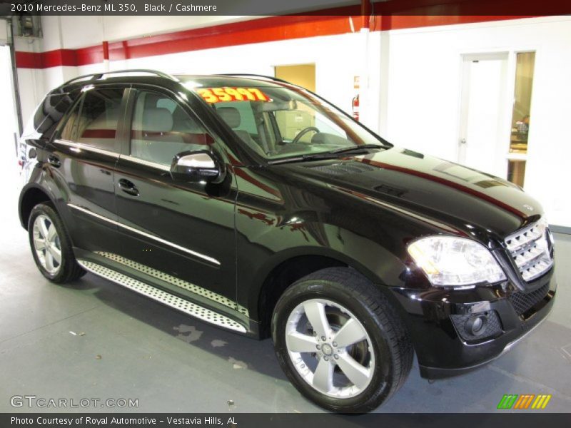 Black / Cashmere 2010 Mercedes-Benz ML 350
