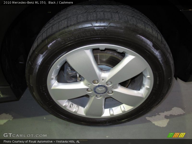 Black / Cashmere 2010 Mercedes-Benz ML 350