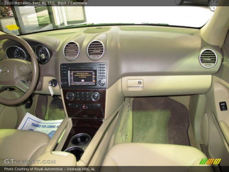 Black / Cashmere 2010 Mercedes-Benz ML 350
