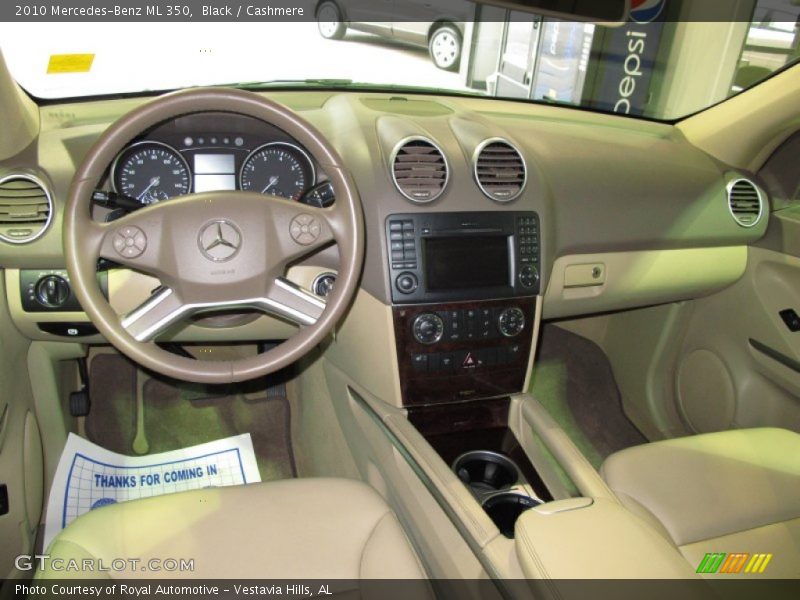 Black / Cashmere 2010 Mercedes-Benz ML 350