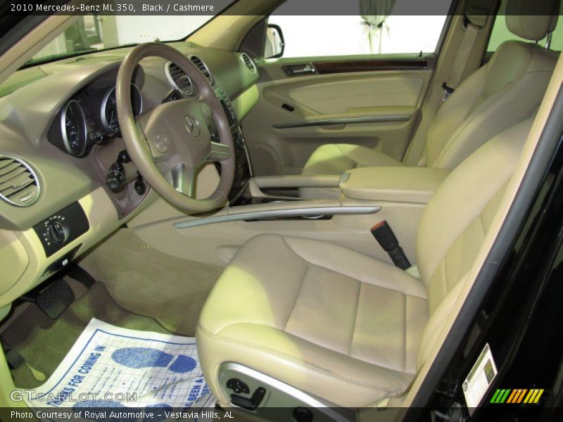 Black / Cashmere 2010 Mercedes-Benz ML 350