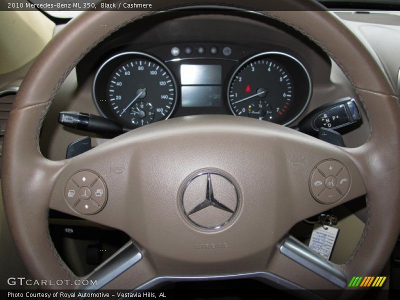 Black / Cashmere 2010 Mercedes-Benz ML 350