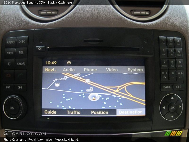 Black / Cashmere 2010 Mercedes-Benz ML 350