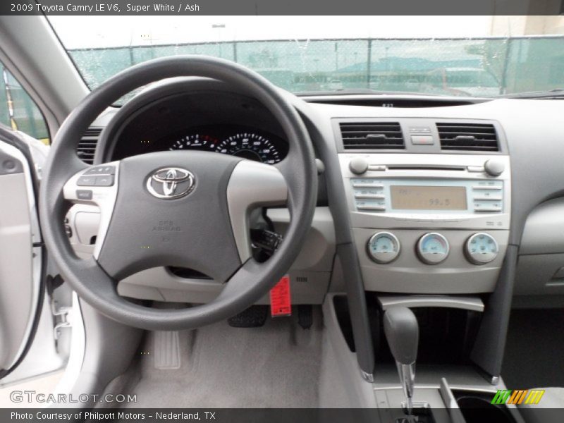 Super White / Ash 2009 Toyota Camry LE V6