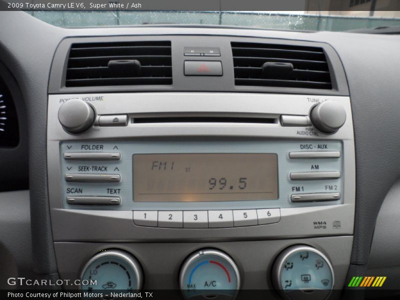 Super White / Ash 2009 Toyota Camry LE V6