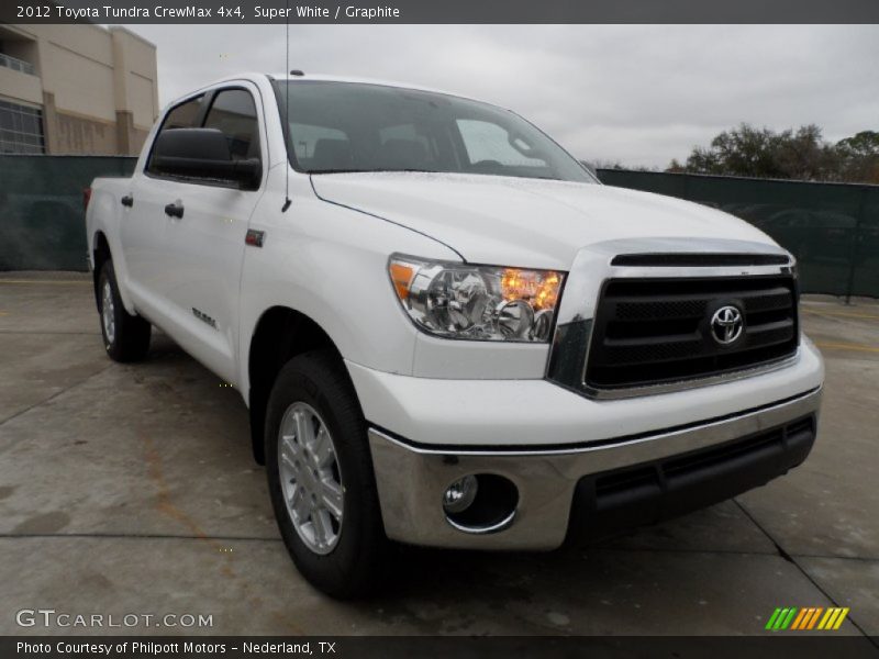 Super White / Graphite 2012 Toyota Tundra CrewMax 4x4