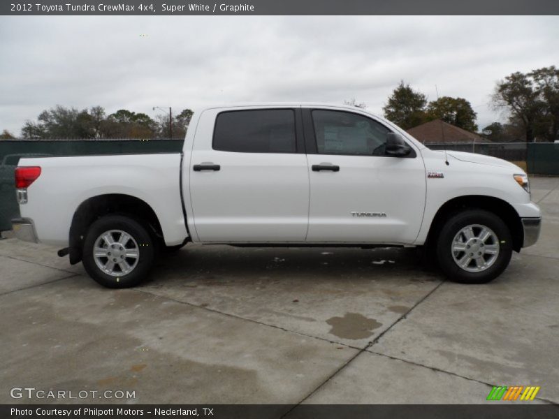 Super White / Graphite 2012 Toyota Tundra CrewMax 4x4