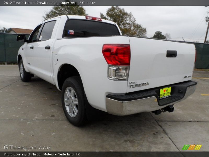 Super White / Graphite 2012 Toyota Tundra CrewMax 4x4