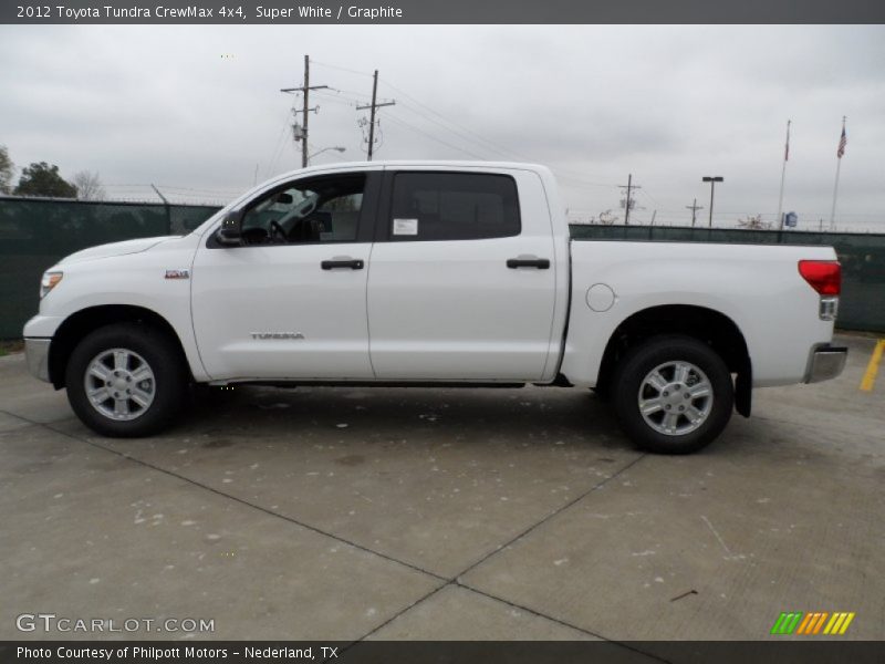 Super White / Graphite 2012 Toyota Tundra CrewMax 4x4