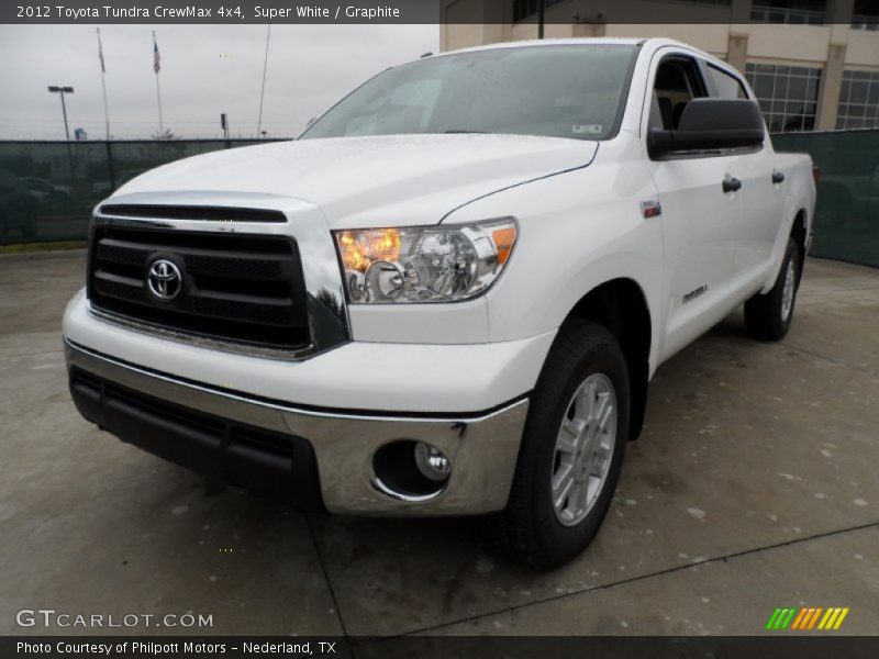 Super White / Graphite 2012 Toyota Tundra CrewMax 4x4