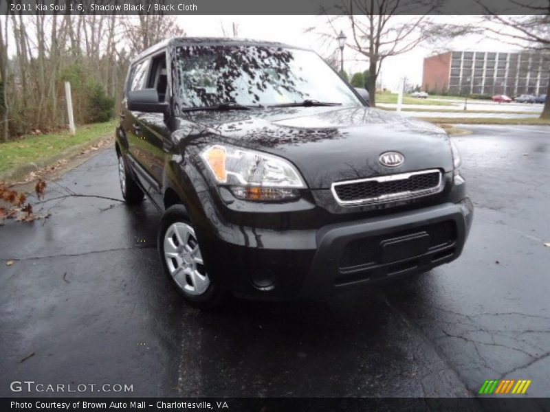 Shadow Black / Black Cloth 2011 Kia Soul 1.6