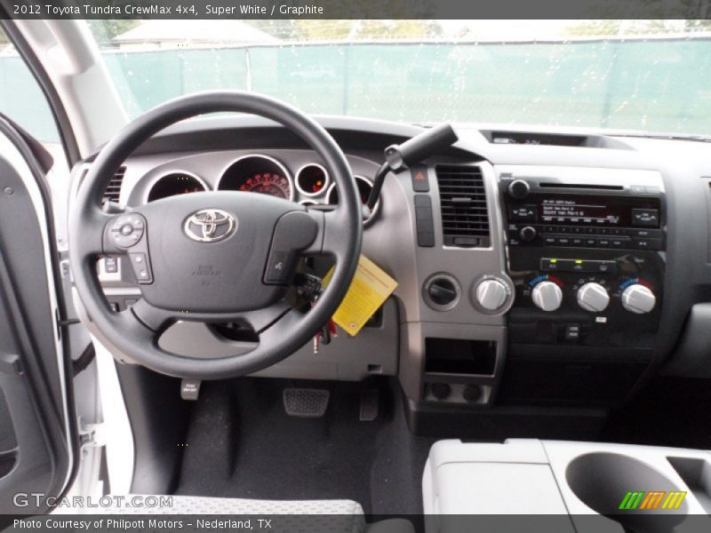 Super White / Graphite 2012 Toyota Tundra CrewMax 4x4