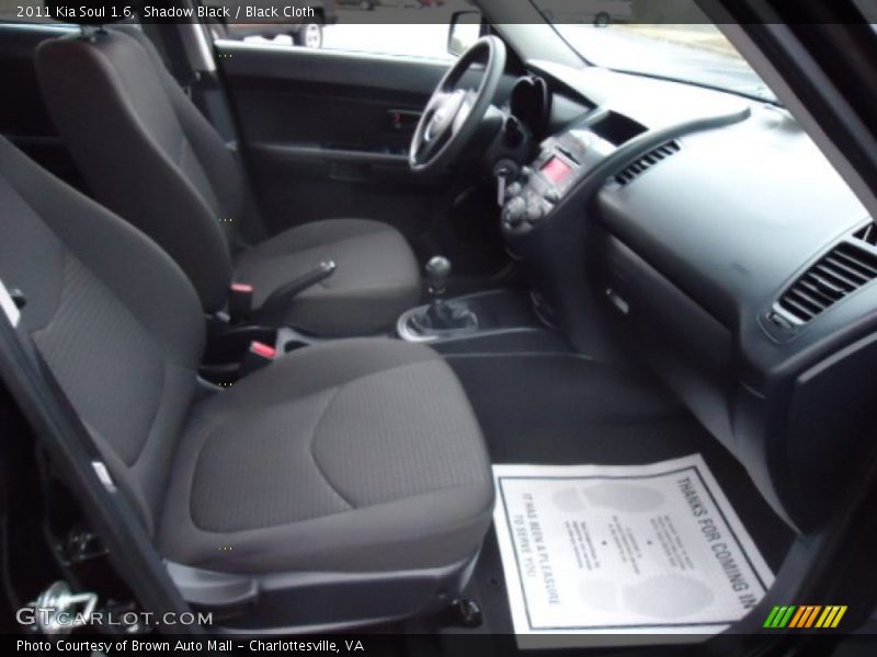 Shadow Black / Black Cloth 2011 Kia Soul 1.6