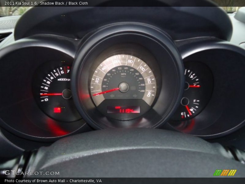 Shadow Black / Black Cloth 2011 Kia Soul 1.6