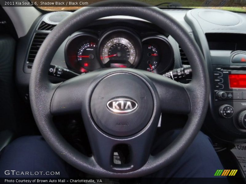Shadow Black / Black Cloth 2011 Kia Soul 1.6