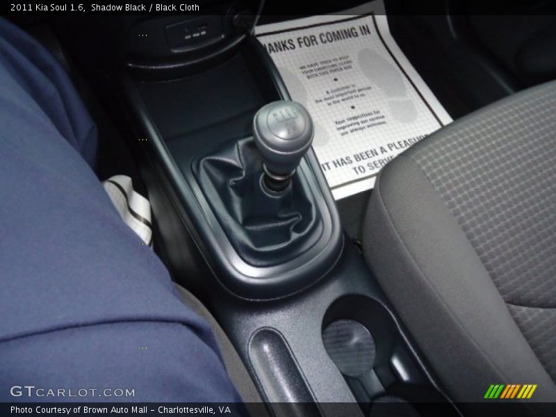 Shadow Black / Black Cloth 2011 Kia Soul 1.6