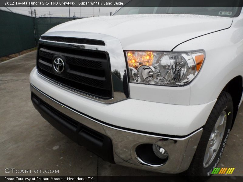 Super White / Sand Beige 2012 Toyota Tundra SR5 TRD CrewMax