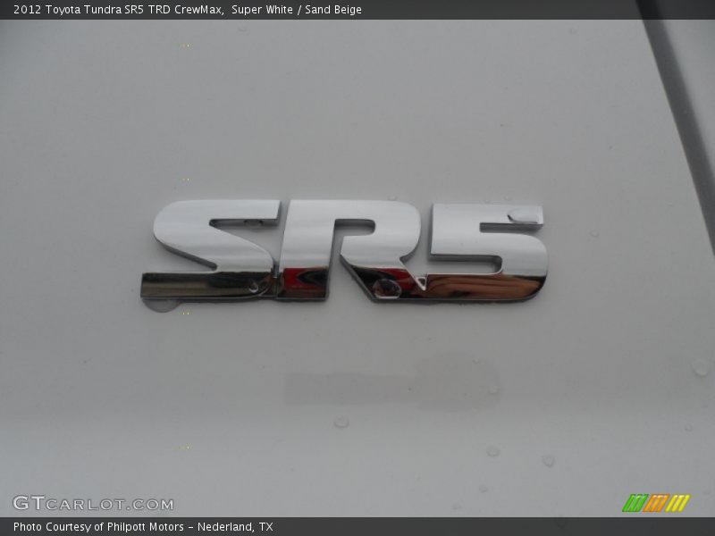 Super White / Sand Beige 2012 Toyota Tundra SR5 TRD CrewMax