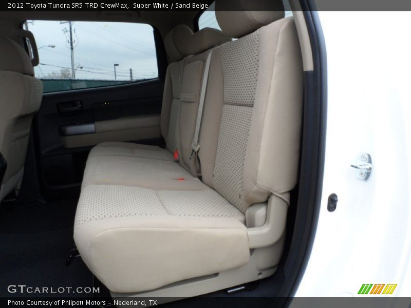 Super White / Sand Beige 2012 Toyota Tundra SR5 TRD CrewMax