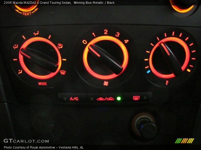 Winning Blue Metallic / Black 2006 Mazda MAZDA3 s Grand Touring Sedan