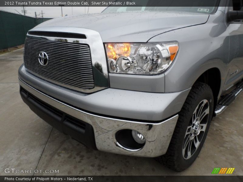 Silver Sky Metallic / Black 2012 Toyota Tundra Texas Edition Double Cab