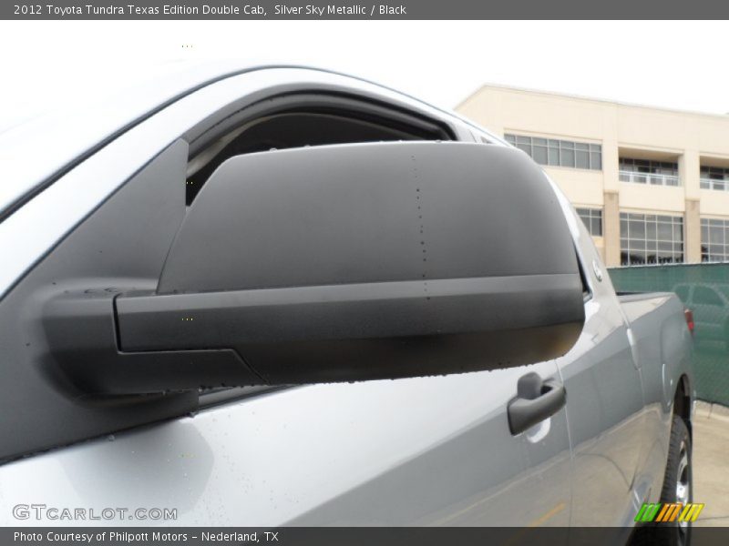 Silver Sky Metallic / Black 2012 Toyota Tundra Texas Edition Double Cab