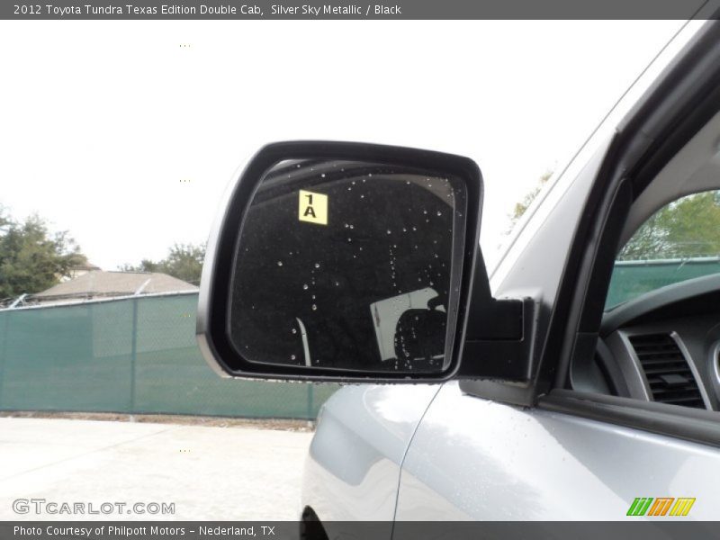 Silver Sky Metallic / Black 2012 Toyota Tundra Texas Edition Double Cab