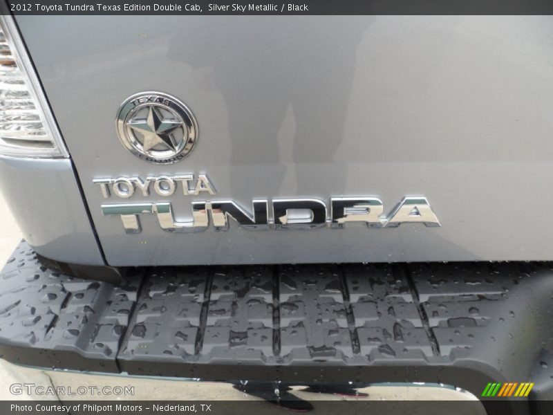 Silver Sky Metallic / Black 2012 Toyota Tundra Texas Edition Double Cab