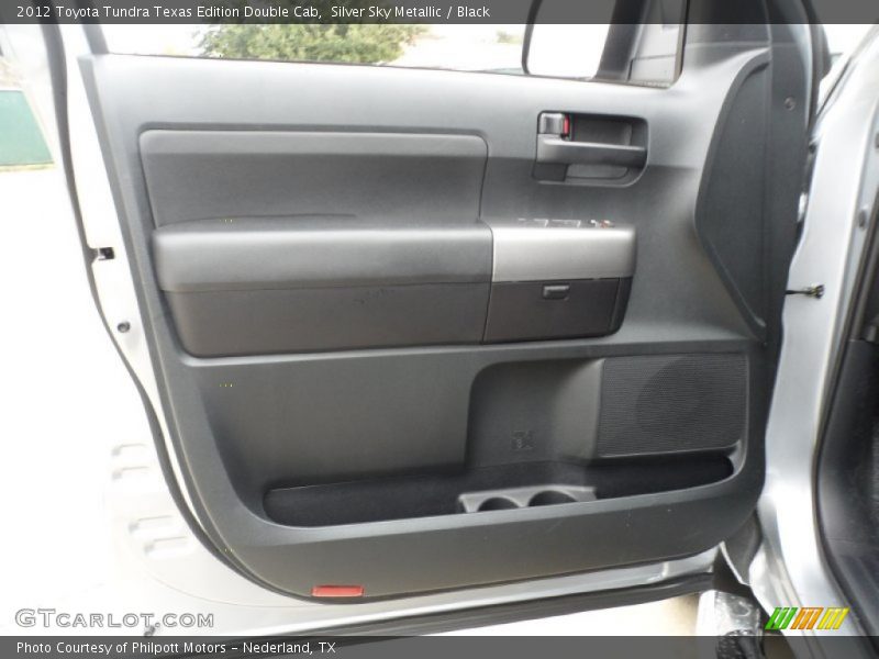 Silver Sky Metallic / Black 2012 Toyota Tundra Texas Edition Double Cab