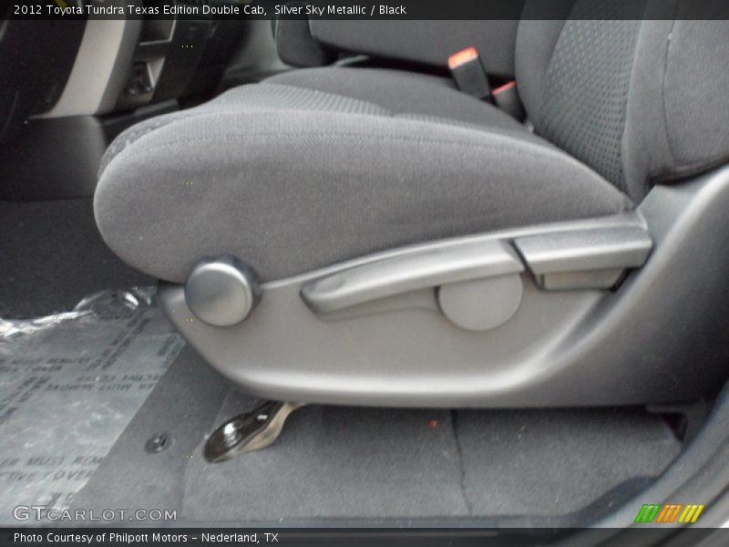 Silver Sky Metallic / Black 2012 Toyota Tundra Texas Edition Double Cab