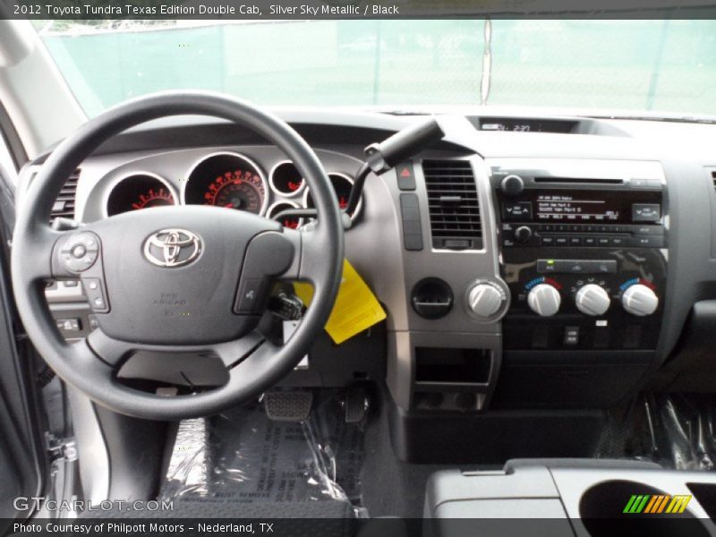 Silver Sky Metallic / Black 2012 Toyota Tundra Texas Edition Double Cab