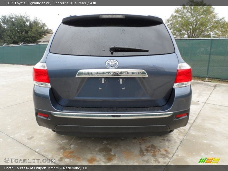 Shoreline Blue Pearl / Ash 2012 Toyota Highlander V6