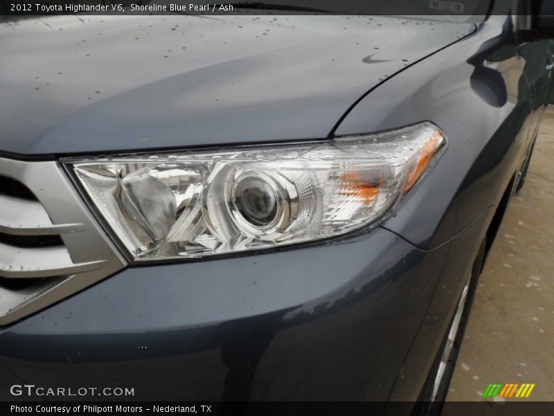 Shoreline Blue Pearl / Ash 2012 Toyota Highlander V6