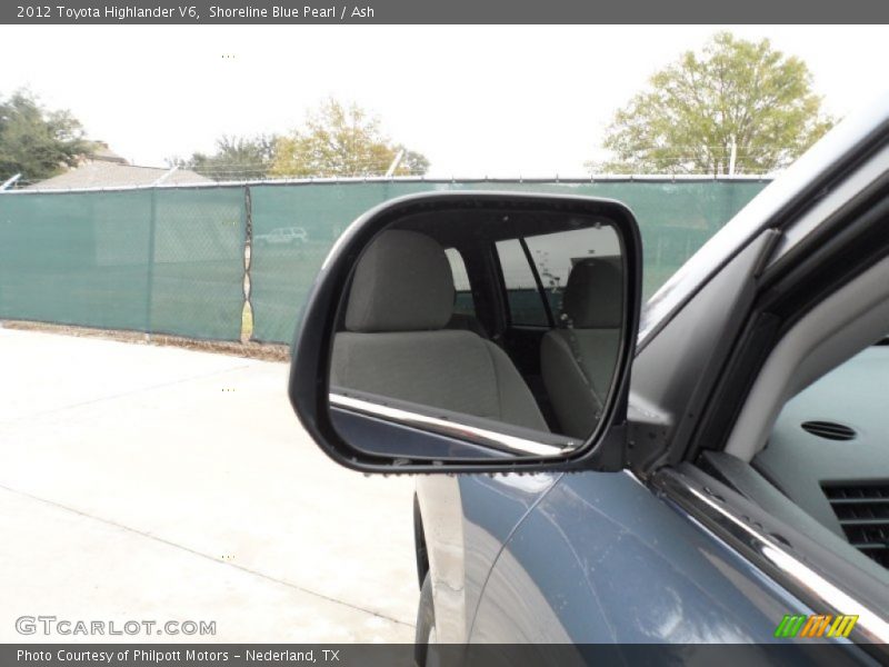 Shoreline Blue Pearl / Ash 2012 Toyota Highlander V6