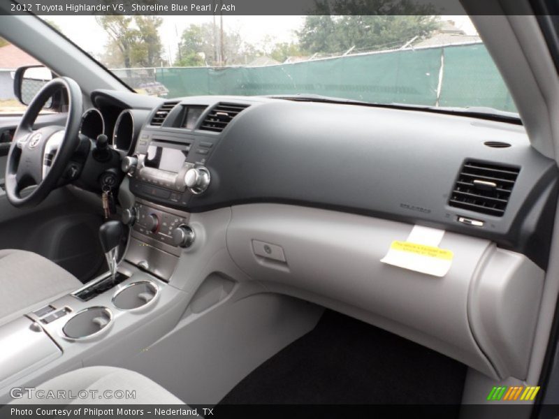 Shoreline Blue Pearl / Ash 2012 Toyota Highlander V6