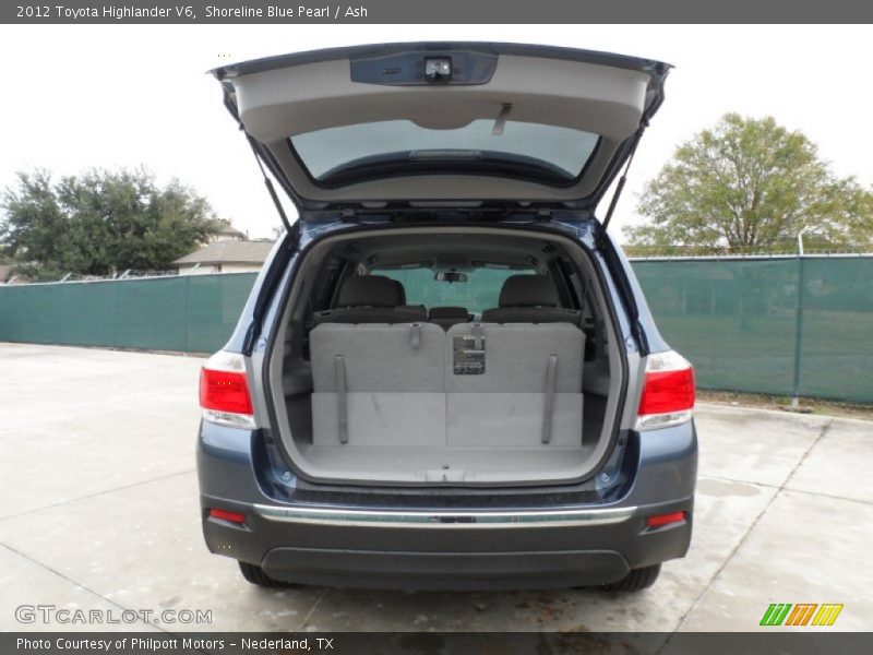 Shoreline Blue Pearl / Ash 2012 Toyota Highlander V6