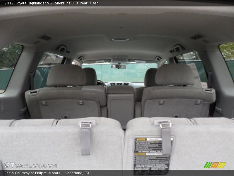Shoreline Blue Pearl / Ash 2012 Toyota Highlander V6