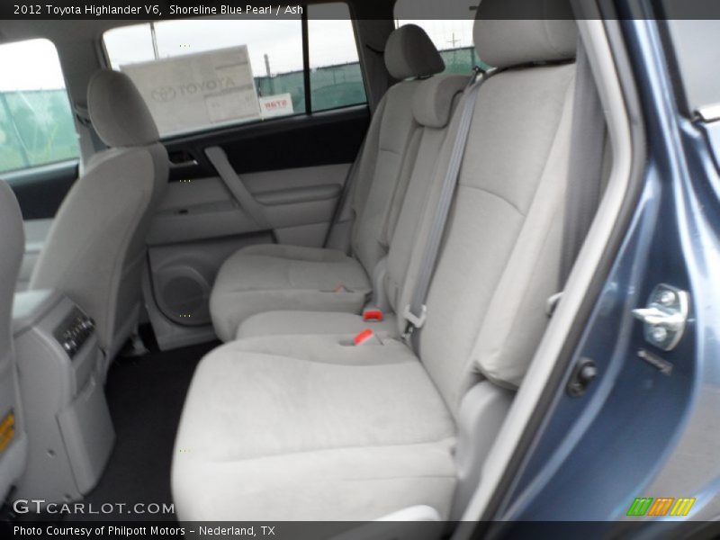 Shoreline Blue Pearl / Ash 2012 Toyota Highlander V6