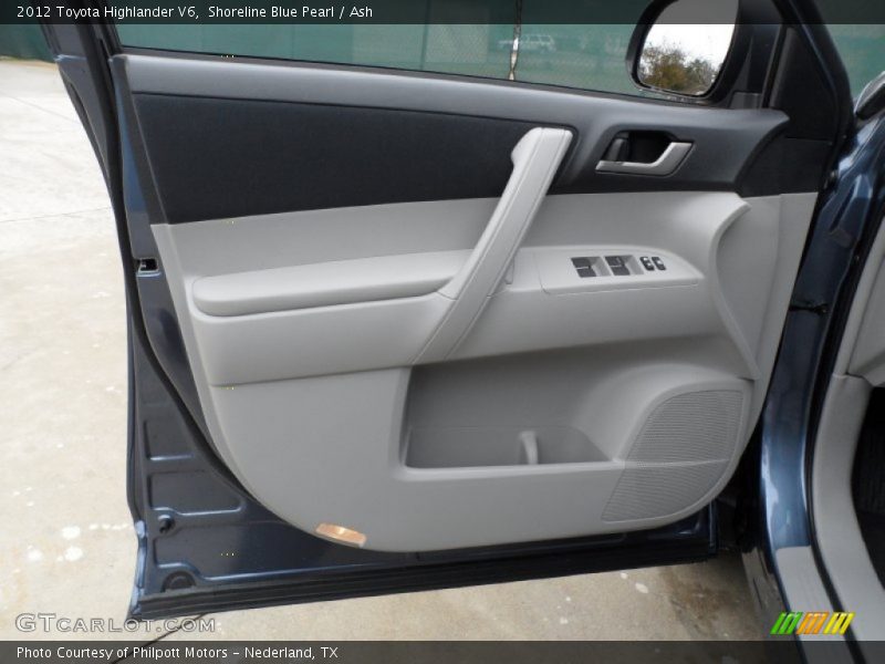 Shoreline Blue Pearl / Ash 2012 Toyota Highlander V6
